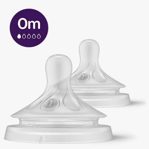 Philips Avent Natural Response 0m Nipple PK2 (SCY961/02)