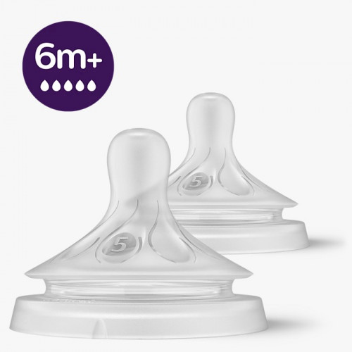 Philips Avent Natural Response 6m+ Nipple PK2 (SCY965/02)